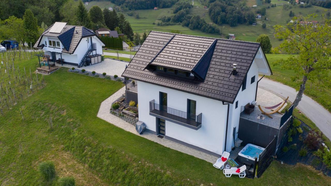 Tanja S Holiday Home In Nature With Sauna And Hot Tub Gorica pri Slivnici Dış mekan fotoğraf